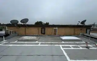 Damaged roof