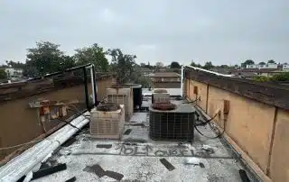 Roof needing repairs