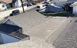 Completed roof replacement project for a Los Angeles homeowner.