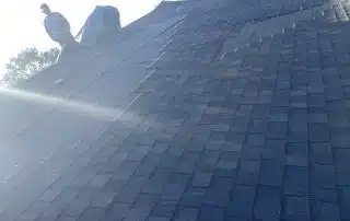 Roof replacement project for a residential property in Los Angeles.