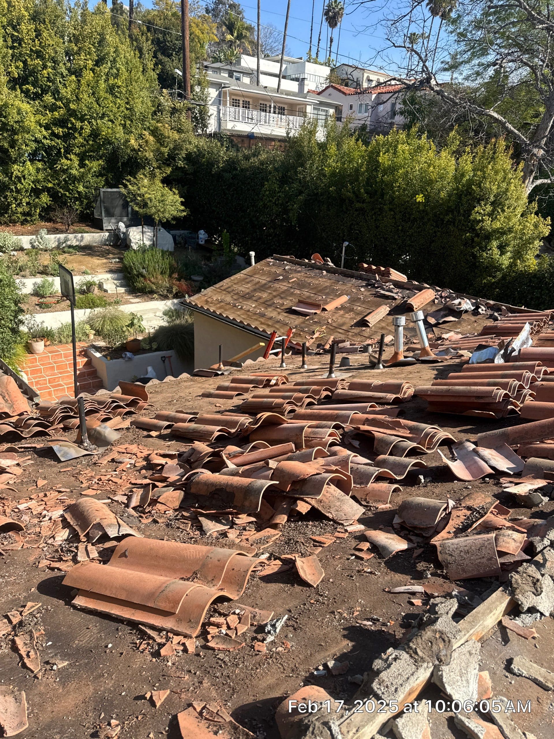 Affordable Tile Roof Replacement in Los Angeles flat roof leak repair