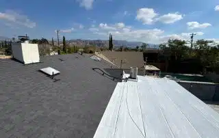 Single to patio roof