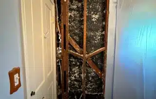 Stripped wall