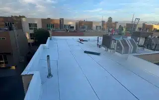 7319 Hazeltine Ave, Los Angeles, CA 91405 completed flat roof repair