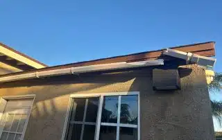 cracked gutter