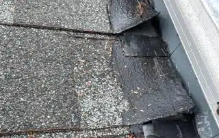 warped shingles