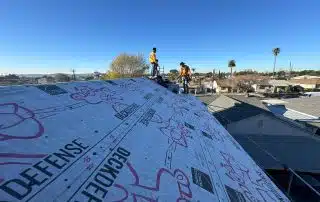 completed underlayment