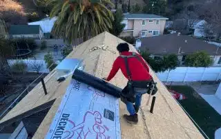 underlayment in process
