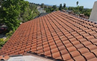 red tile roof overview project