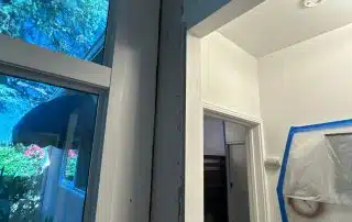 leaking roof drywall removal