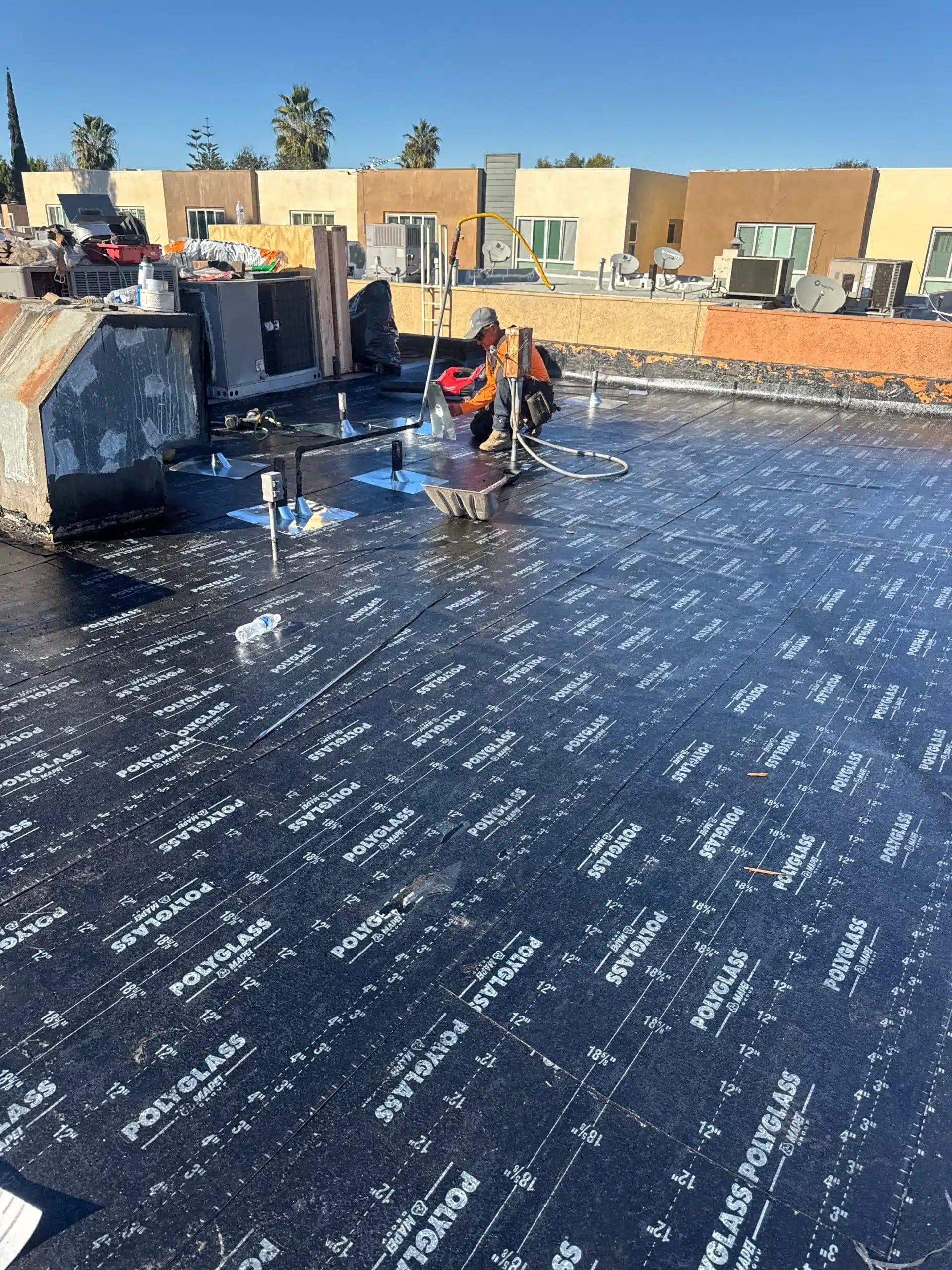 7319 Hazeltine Ave, Los Angeles, CA 91405 final underlayment touches