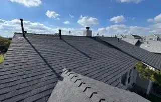 shingles with flashing