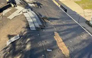 Shingle cleanup