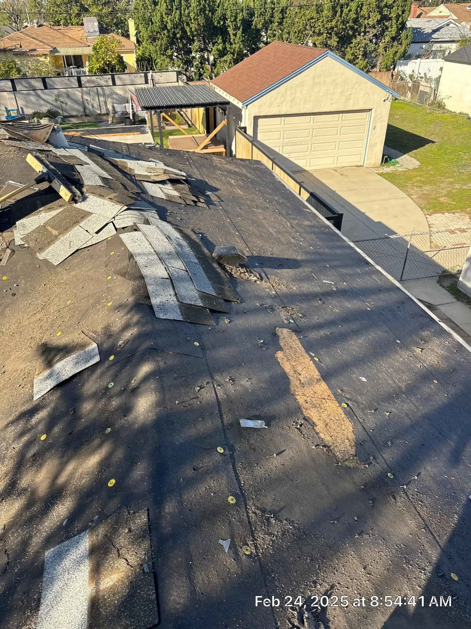Shingle cleanup