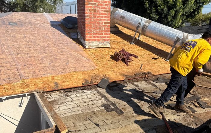 old shingle removal