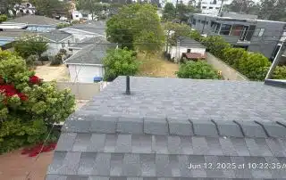 7-Jun 12 2025 10_22am-drVJ Residential neighborhood view from rooftop with green trees