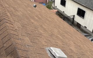 Rooftop view of residential neighborhood.