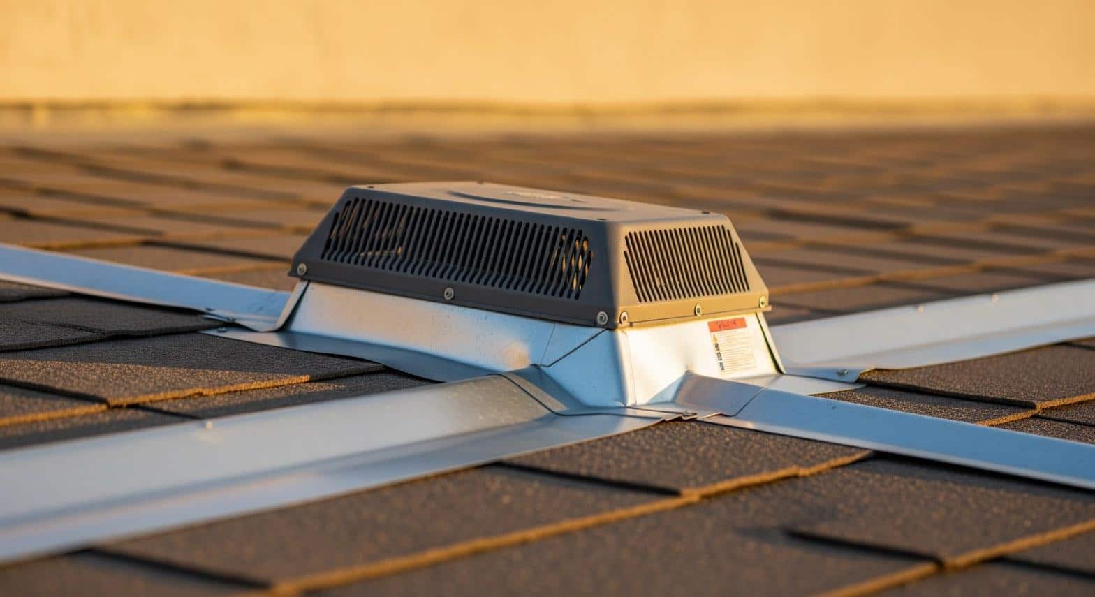Clay tile roof with metal chimney flashing on a Los Angeles, CA home
