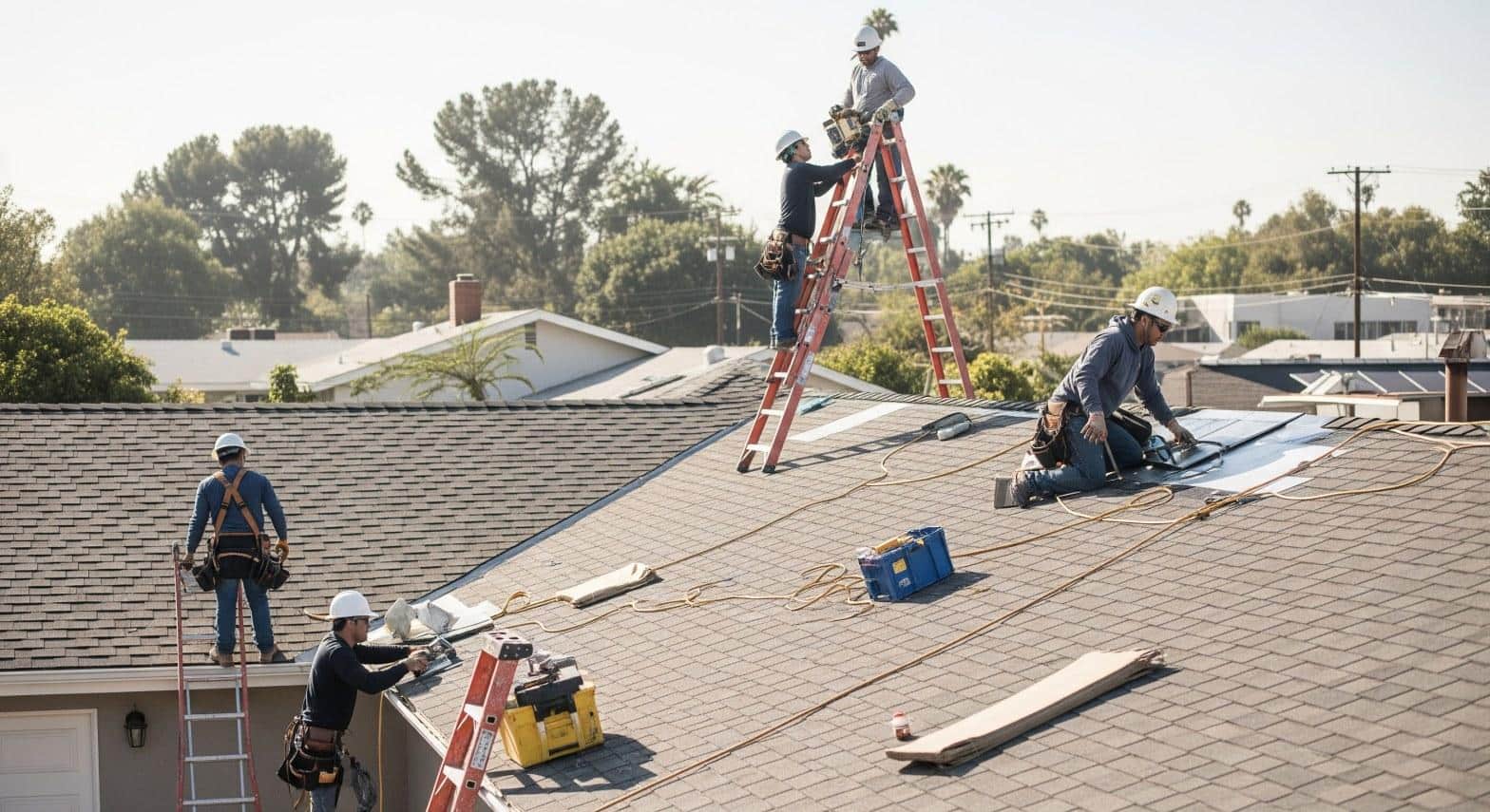 roof-flashing in Los Angeles — Roof Repairs and Construction Inc.