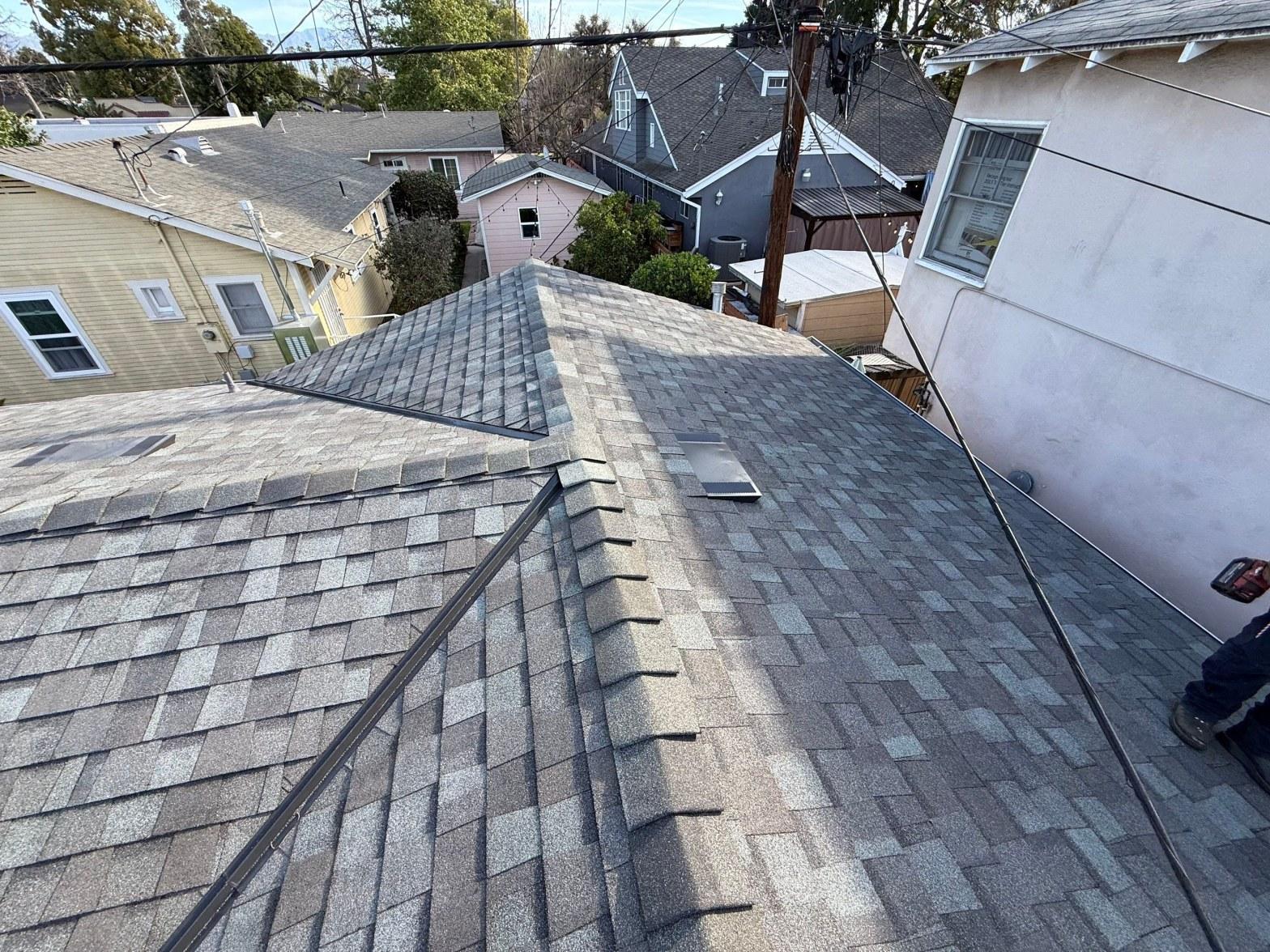 A roof flashing treatment at Roof Repair & Construction Inc.