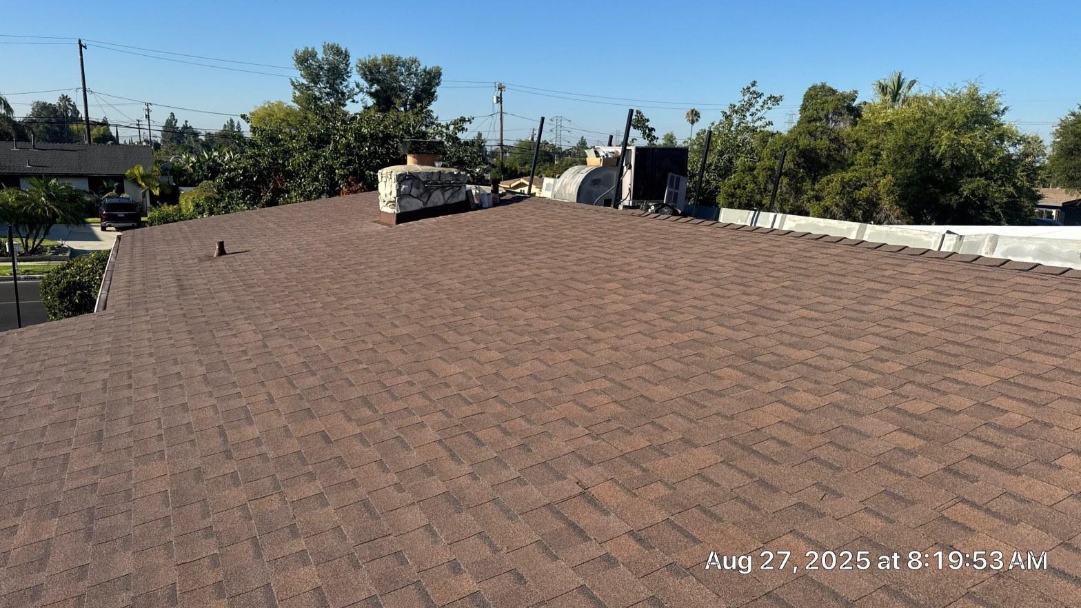 A roof flashing treatment at Roof Repair & Construction Inc.