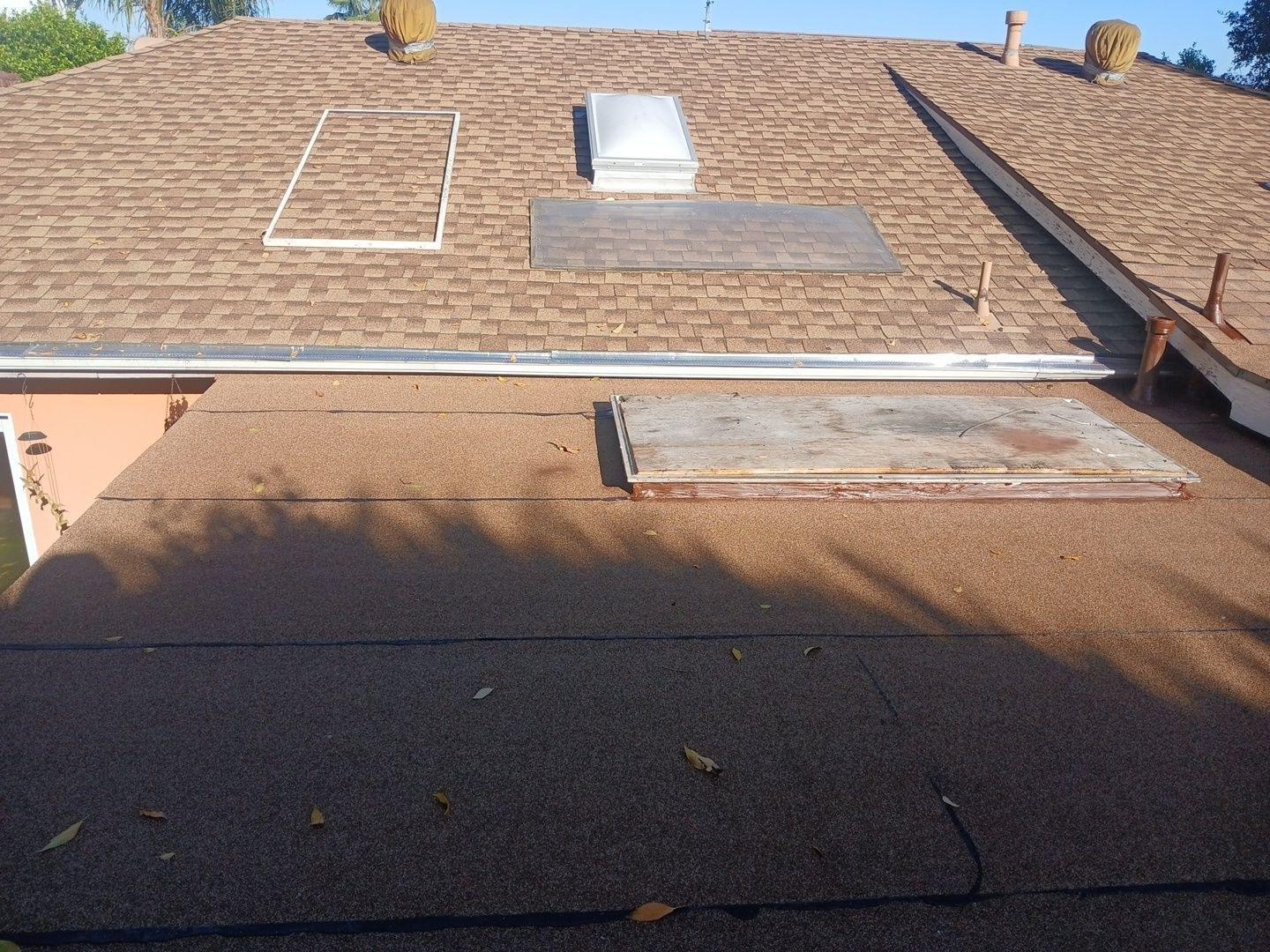 Completed commercial roof repair work at Roof Repair & Construction Inc.