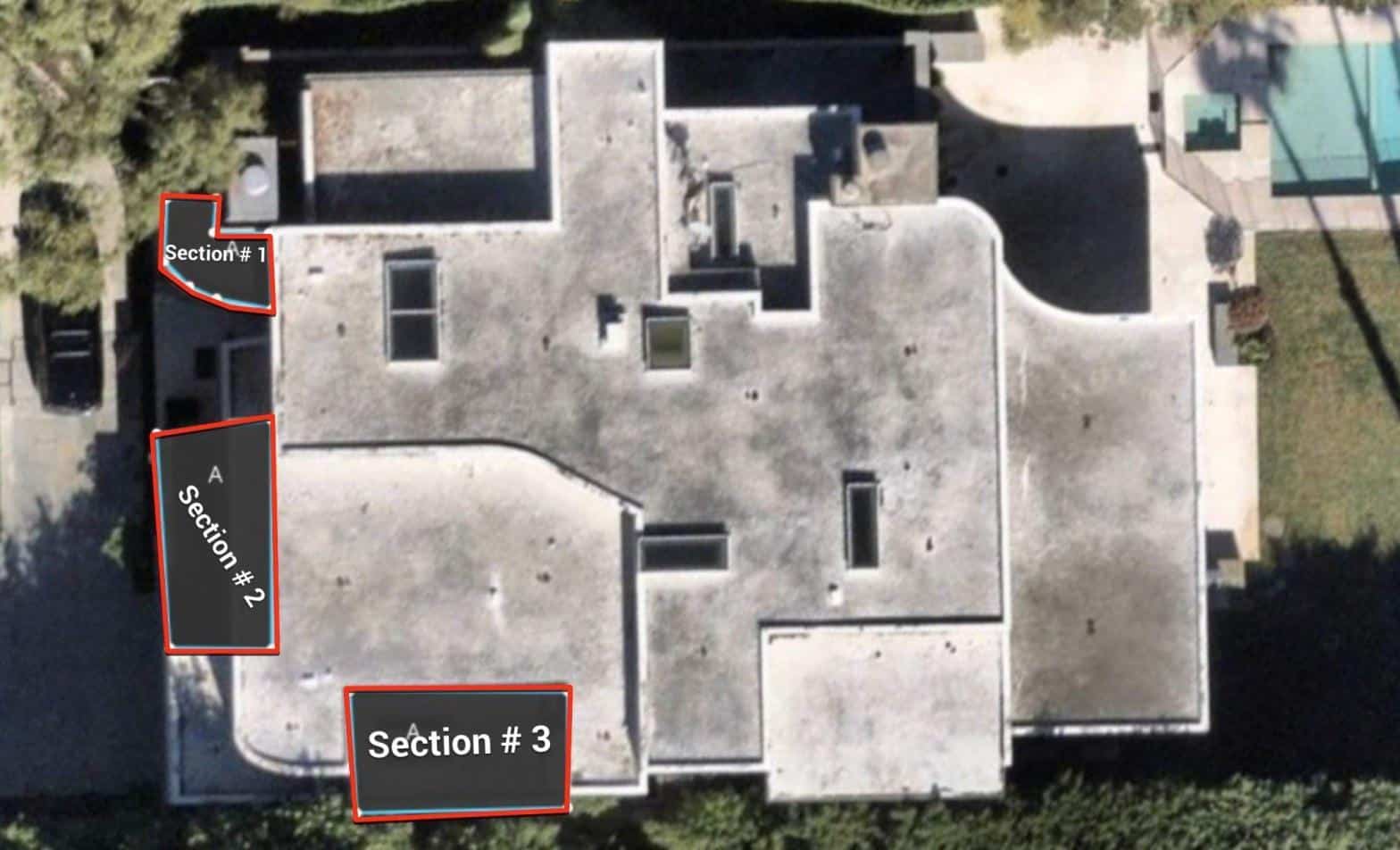 Completed commercial roof repair work at Roof Repair & Construction Inc.