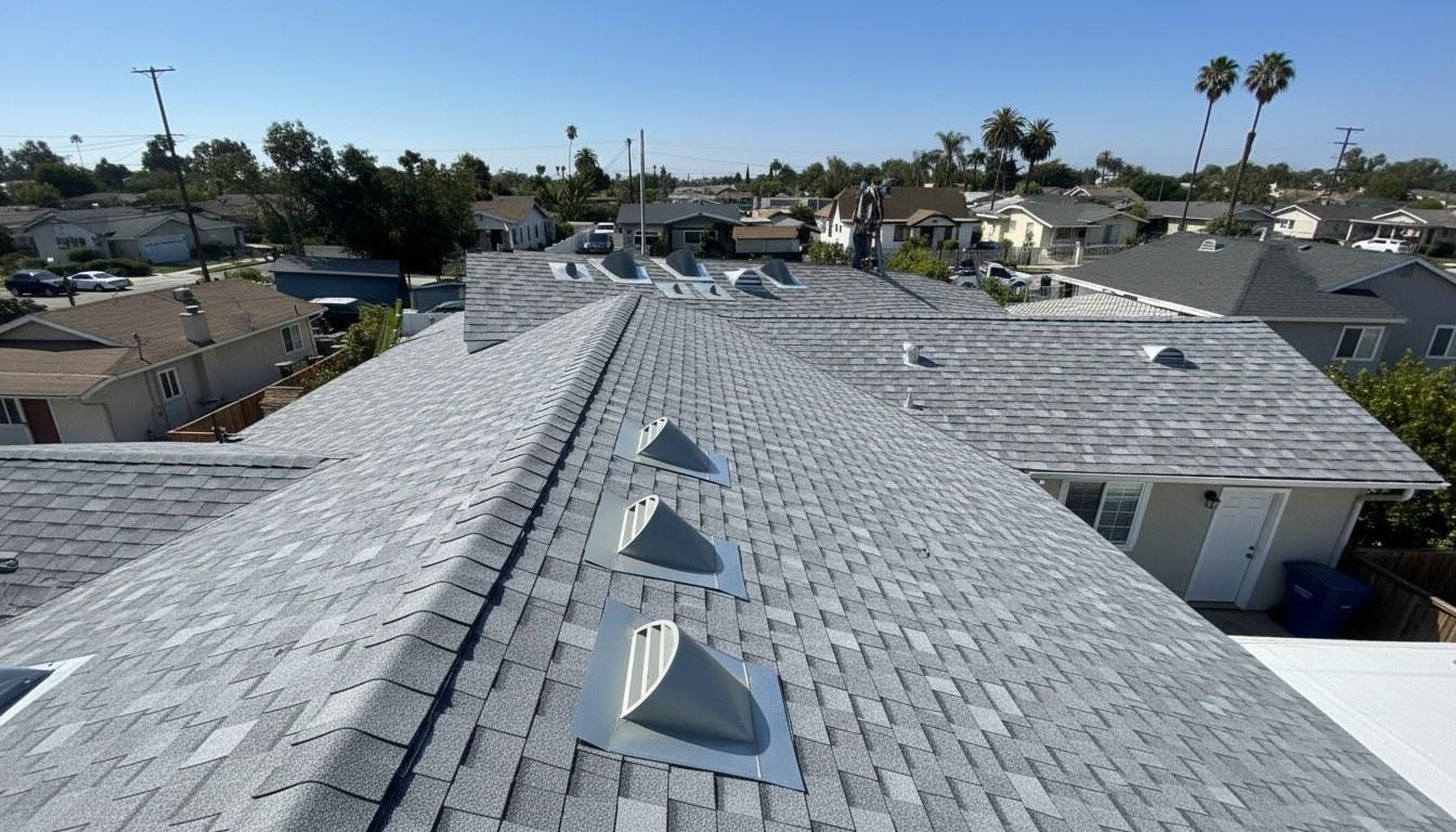 A roof flashing treatment at Roof Repair & Construction Inc.