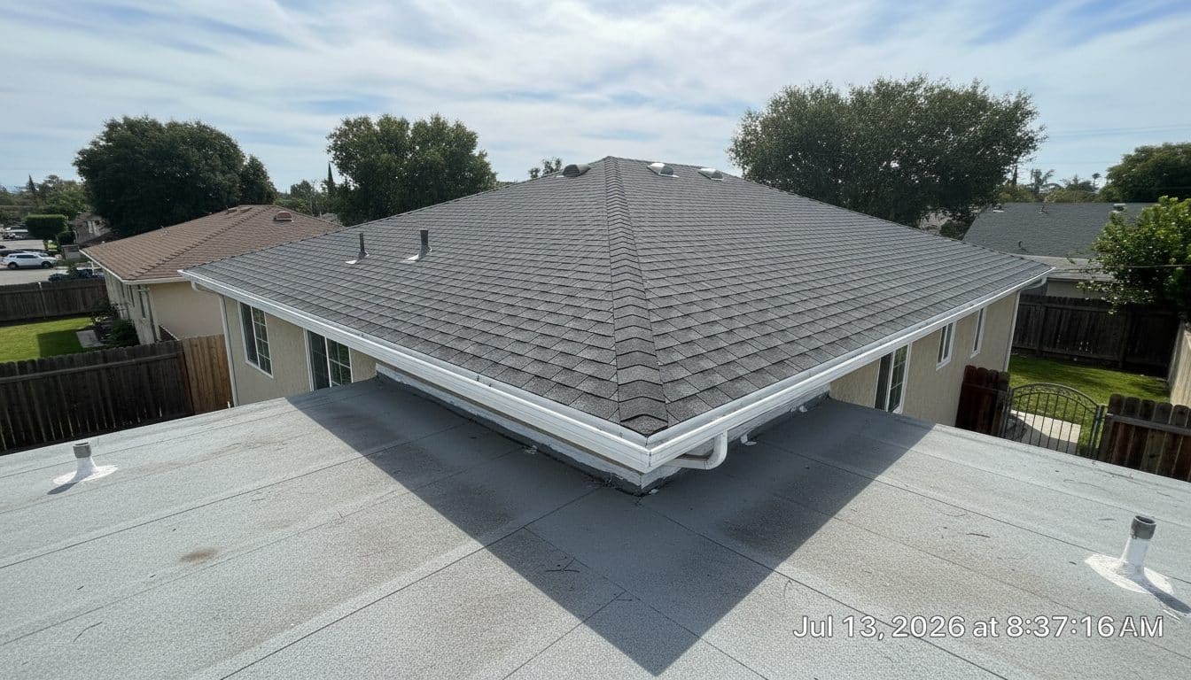 Roof Flashing — Pasadena — Roof Repair & Construction Inc.