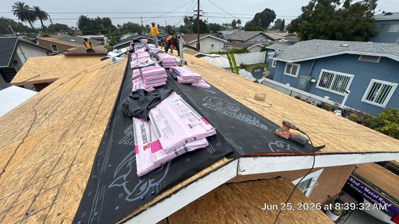 A roof flashing treatment at Roof Repair & Construction Inc.