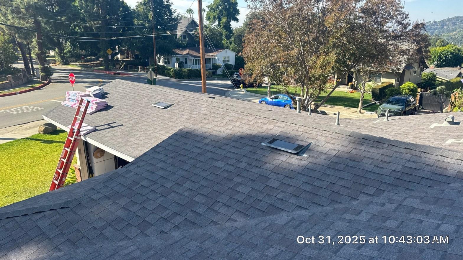 A roof flashing treatment at Roof Repair & Construction Inc.