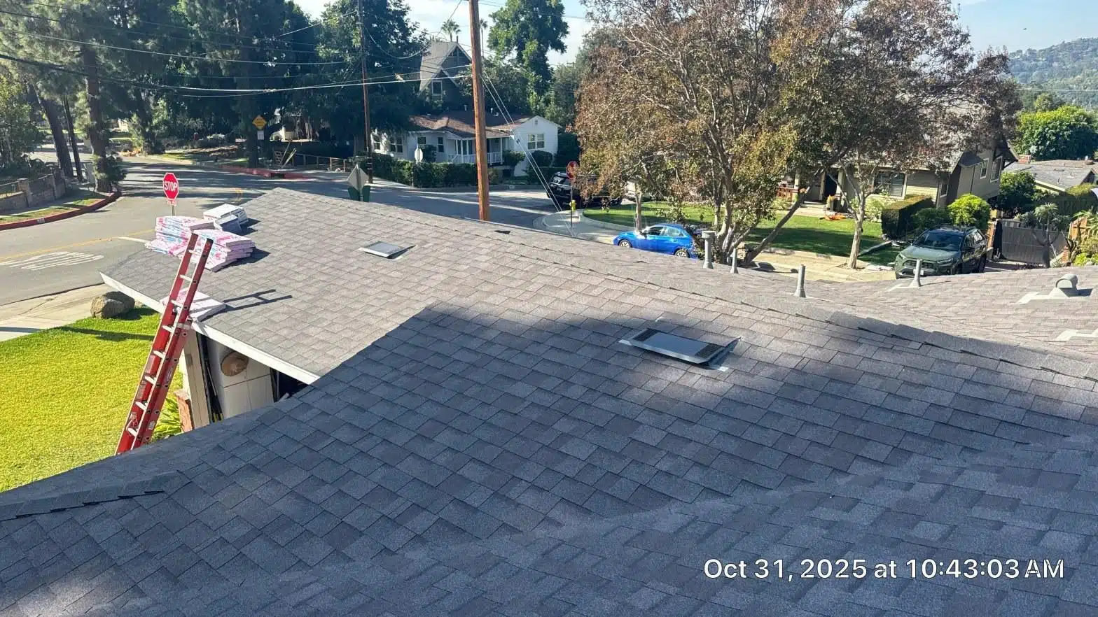 A roof flashing treatment at Roof Repair & Construction Inc.
