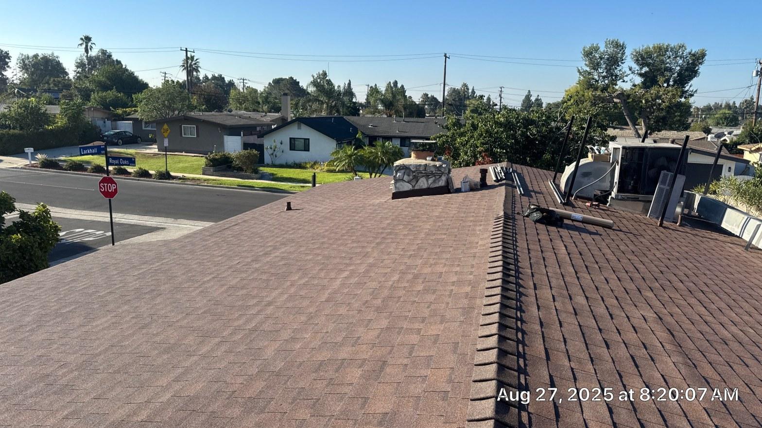 A roof flashing treatment at Roof Repair & Construction Inc.