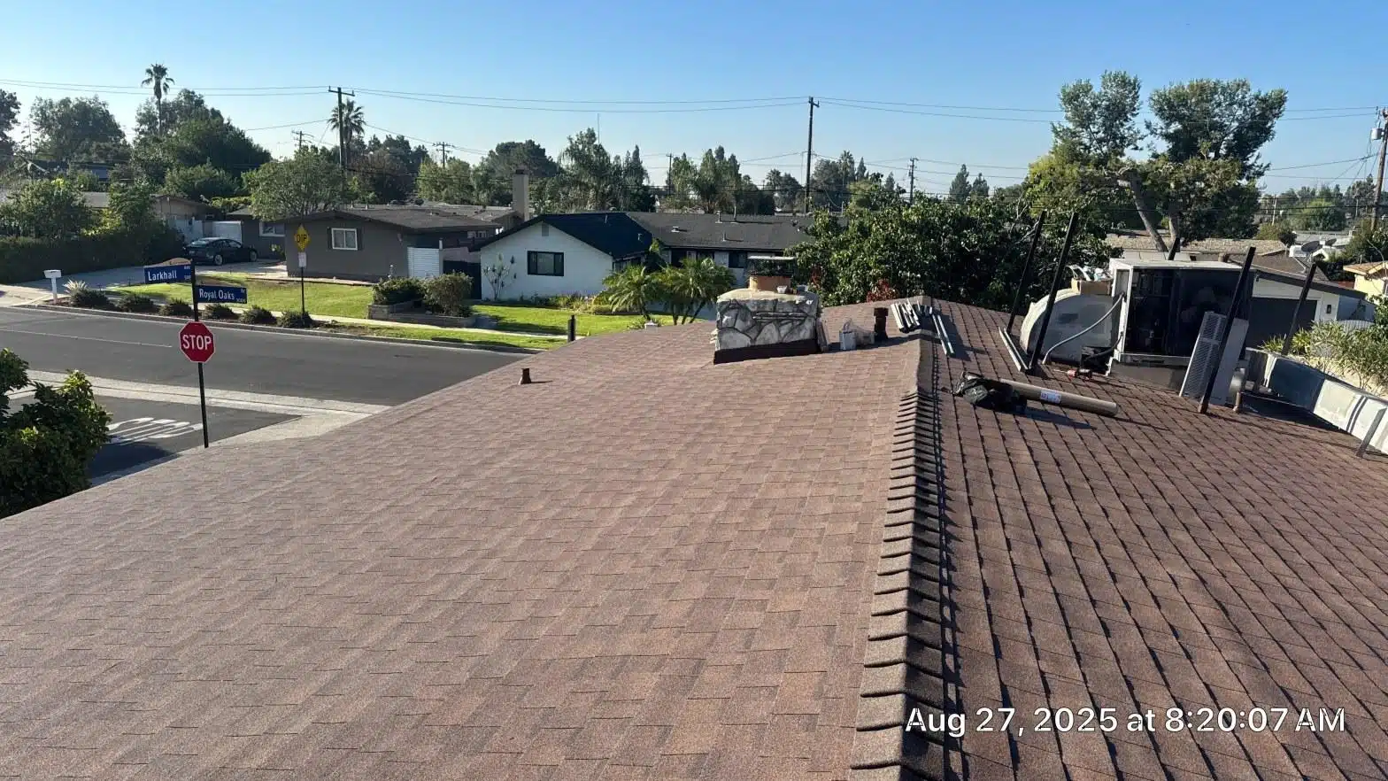 A roof flashing treatment at Roof Repair & Construction Inc.