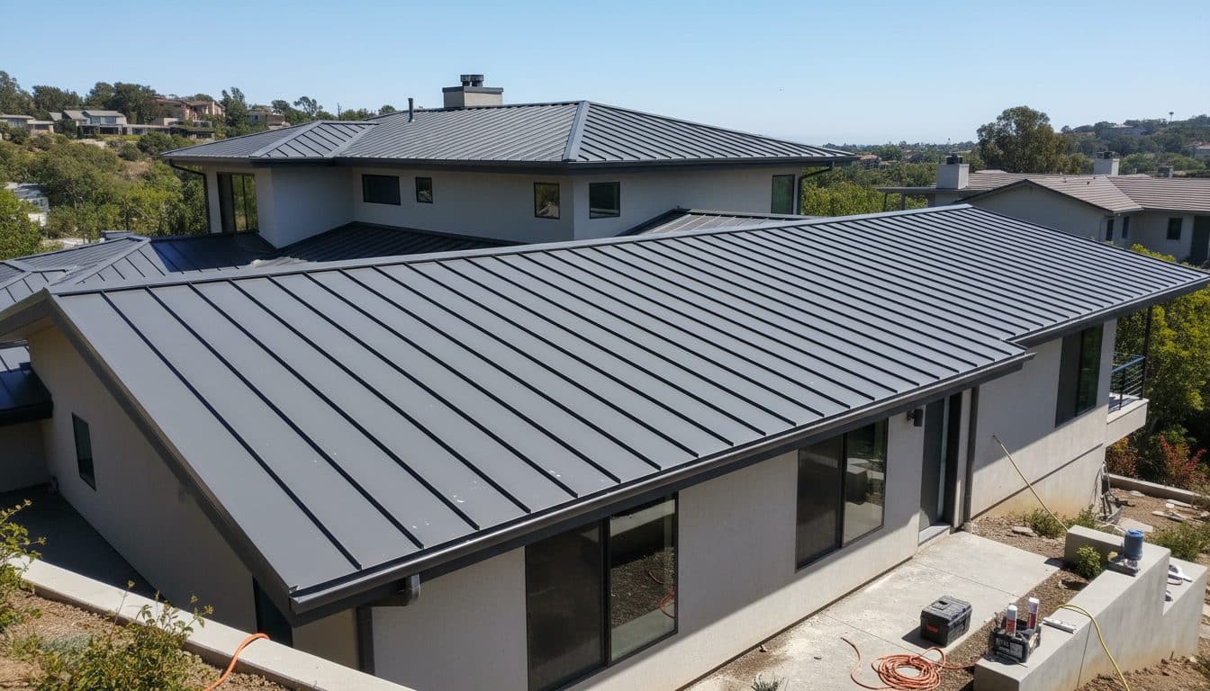Roof Repair & Construction Inc. roofing project in Encino