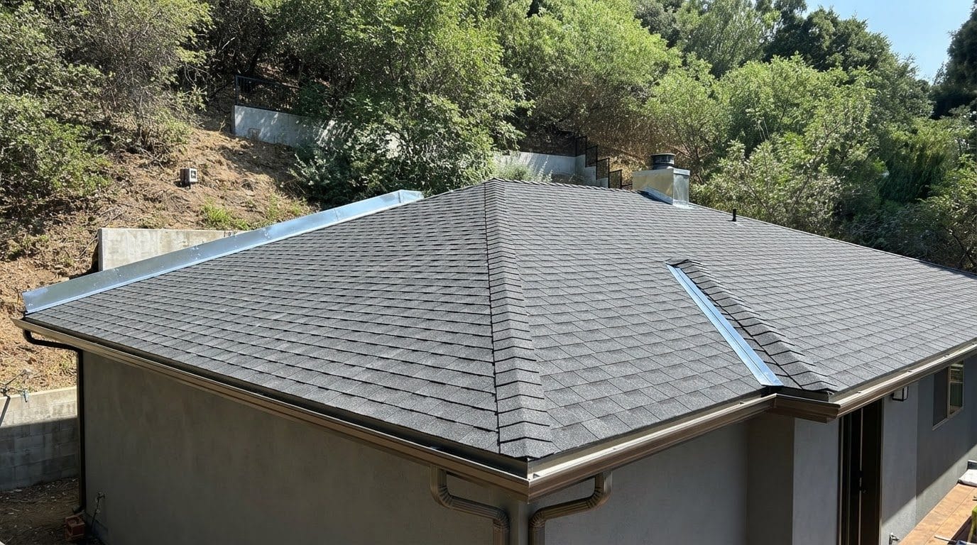 Fire Damage Roof Repair — Calabasas — Roof Repair & Construction Inc.