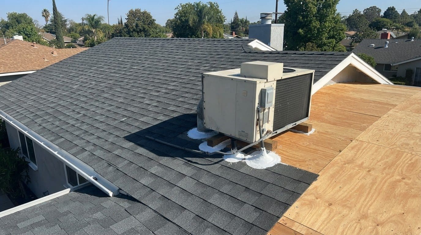 Fire Damage Roof Repair — Sunland — Roof Repair & Construction Inc.