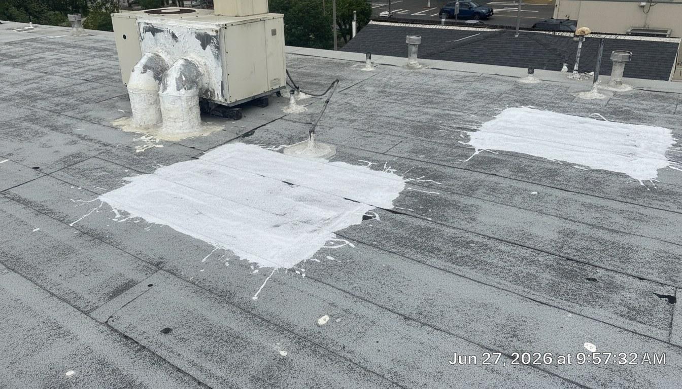 Completed shingle replacement and repair work at Roof Repair & Construction Inc.