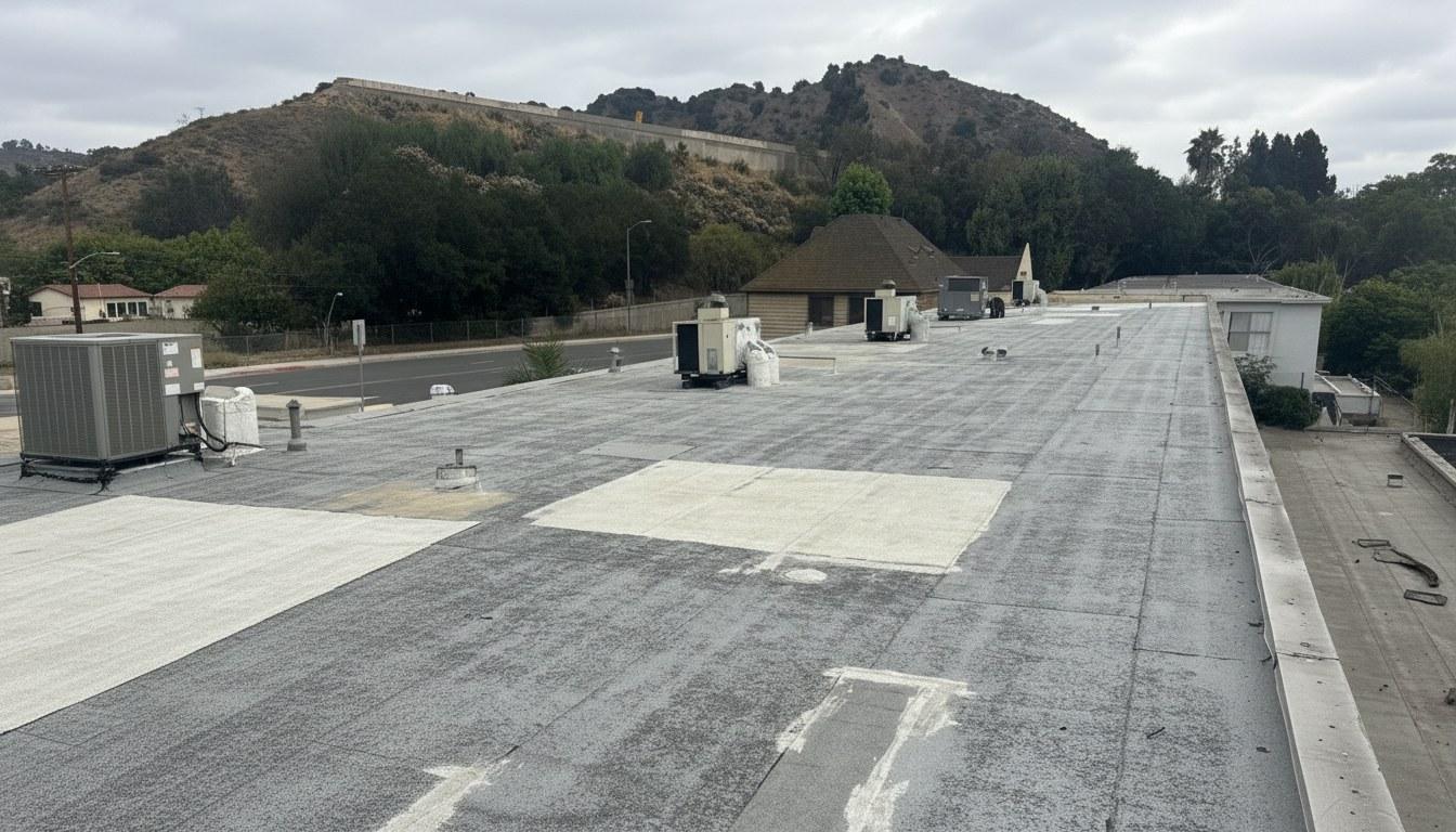 Completed shingle replacement and repair work at Roof Repair & Construction Inc.