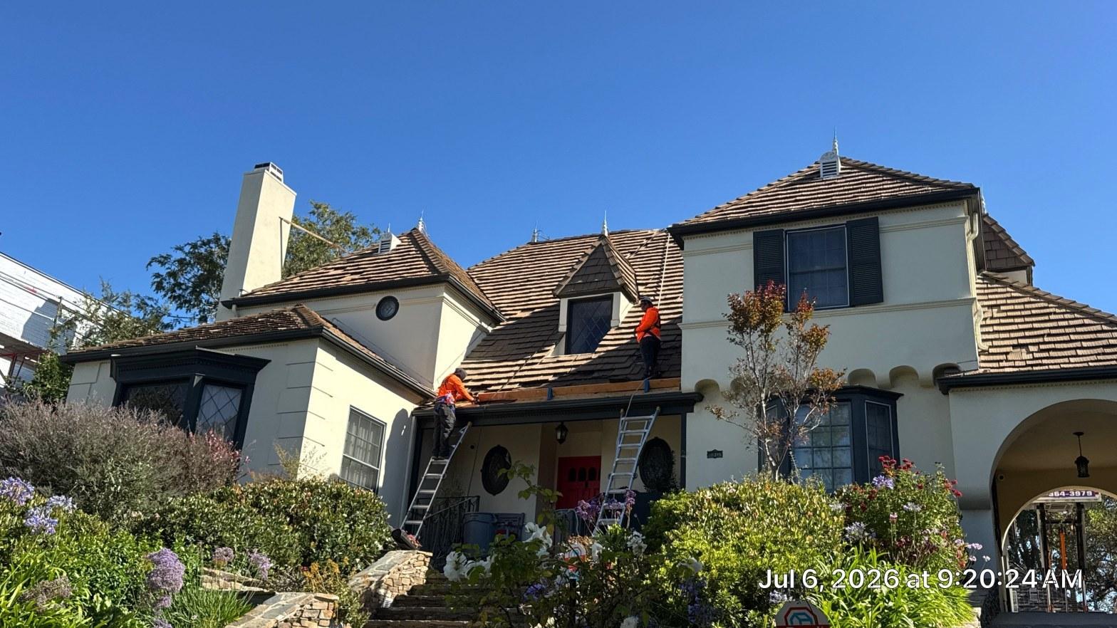 A roof flashing treatment at Roof Repair & Construction Inc.