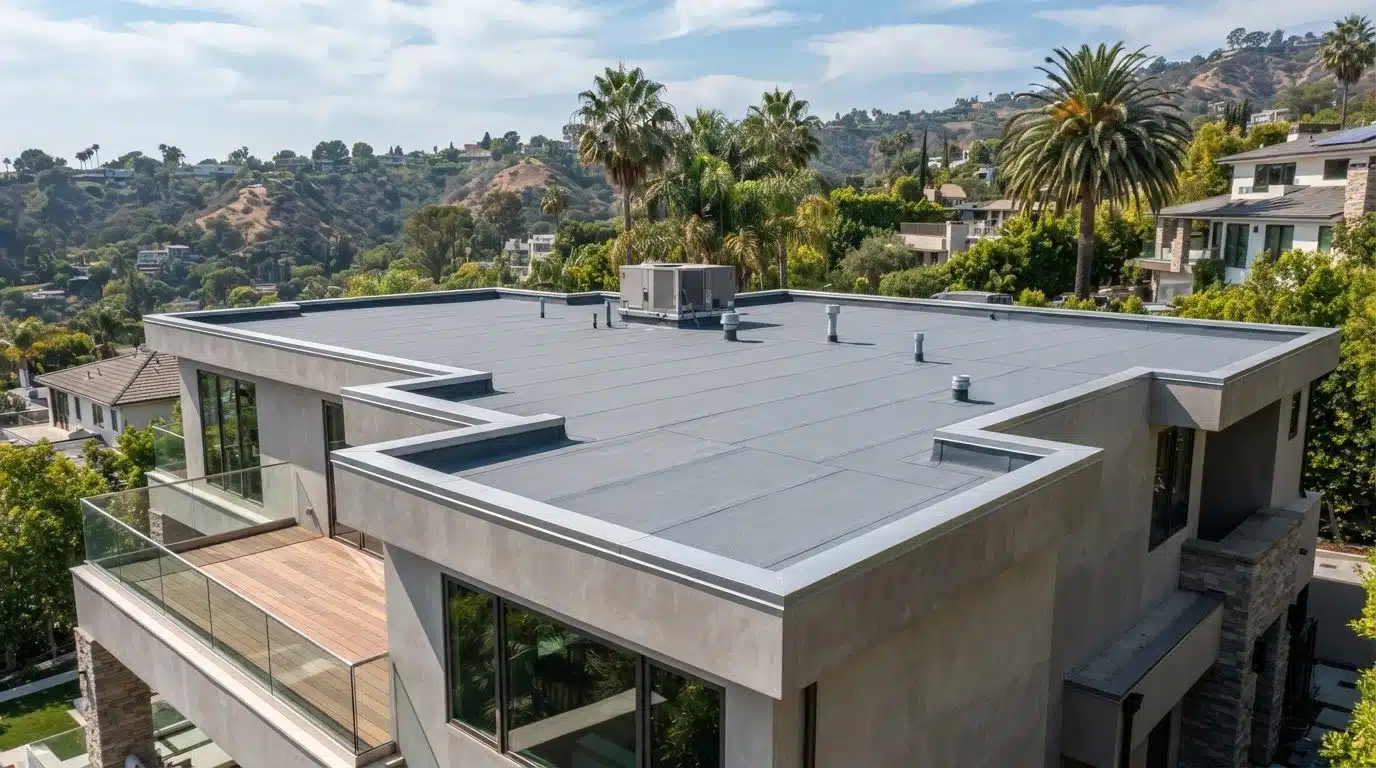 Flat Roof Repairs — Beverly Hills — Roof Repair & Construction Inc.