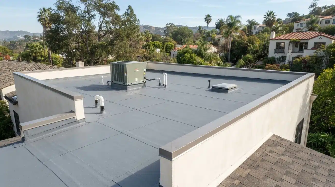 Flat Roof Repairs — Los Feliz — Roof Repair & Construction Inc.