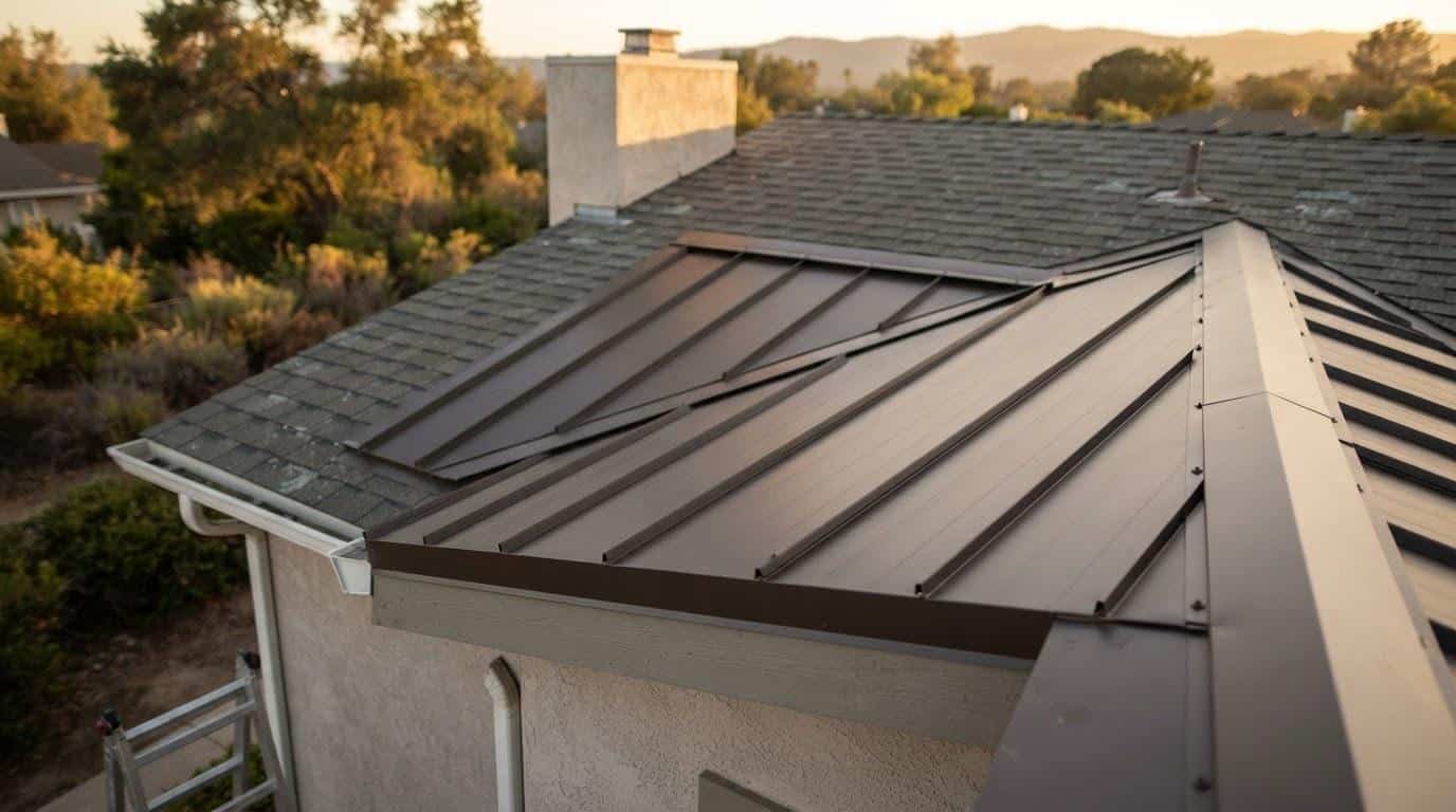 metal roof repair — Roof Repair & Construction Inc.