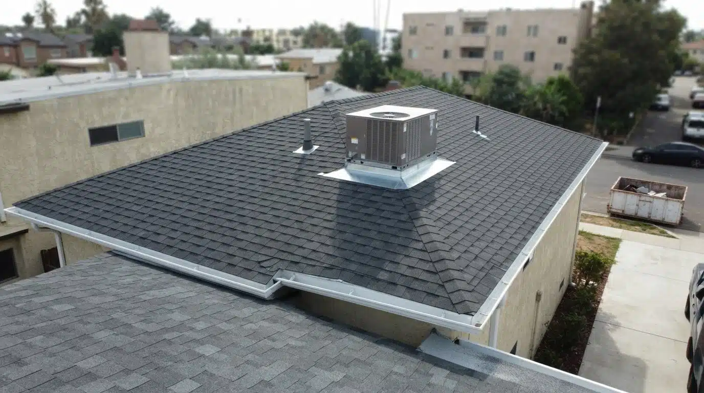Shingle Re-Roofs on West Hollywood's Single-Family Homes — West Hollywood — Roof Repair & Construction Inc. Shingle Re-Roofs on West Hollywood's Single-Family Homes — West Hollywood — Roof Repair & Construction Inc.